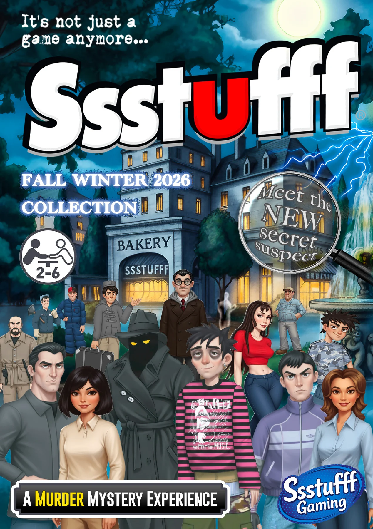 Murder at Château SSSTUFFF — FW26 collection cover